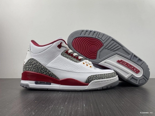 Cheap CT8532-126 Retro Cardinal Red Jordan 3 0820